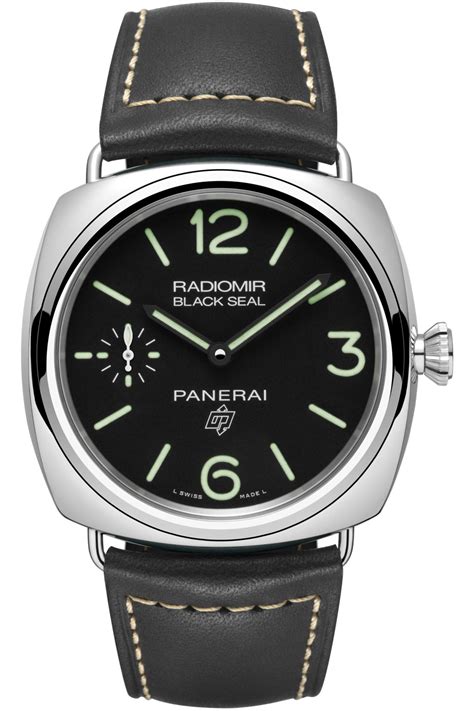 panerai watch black seal price|radiomir Panerai watch price.